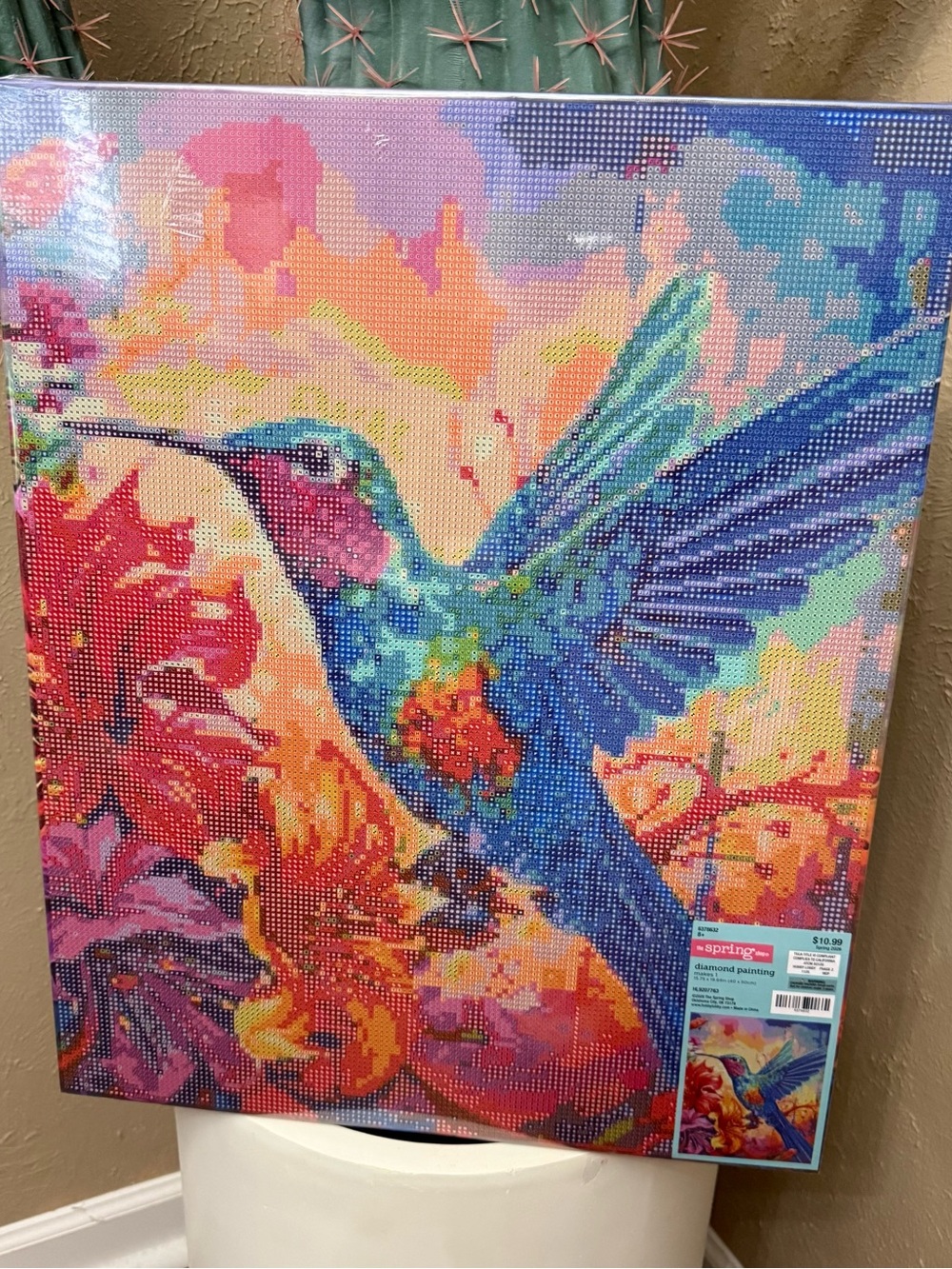 Colorful Hummingbird Diamond Art Kit